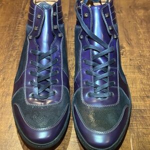 Mezlan Men’s Sneakers – Bordeaux Purple – Size 10.5 – Brand New w/ Box